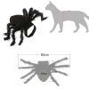 Pet Spider Costume Halloween Simulation Plush Spider Clothe with Adjustable Neck Paste Buckle for Dog Cats Pet