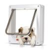 4 Way Pet Cat Puppy Dog Magnetic Lock Lockable Safe Flap Door Gate Frame S M L XL